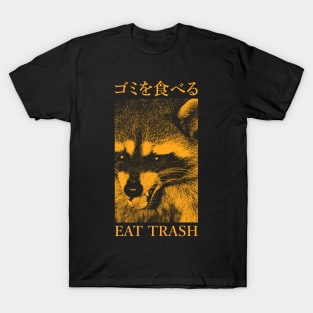 Eat Trash Japanese Vintage Raccoon T-Shirt